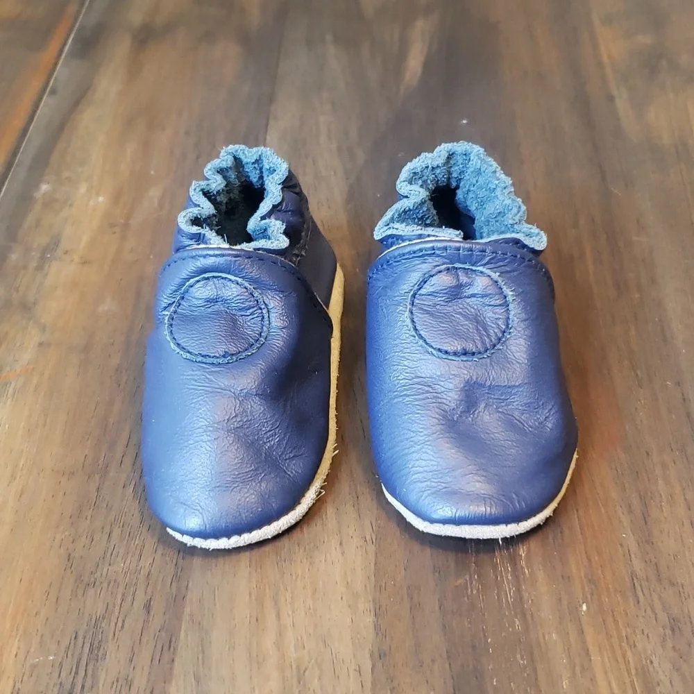 Robeez Leather Shoe Sz 0-6M
